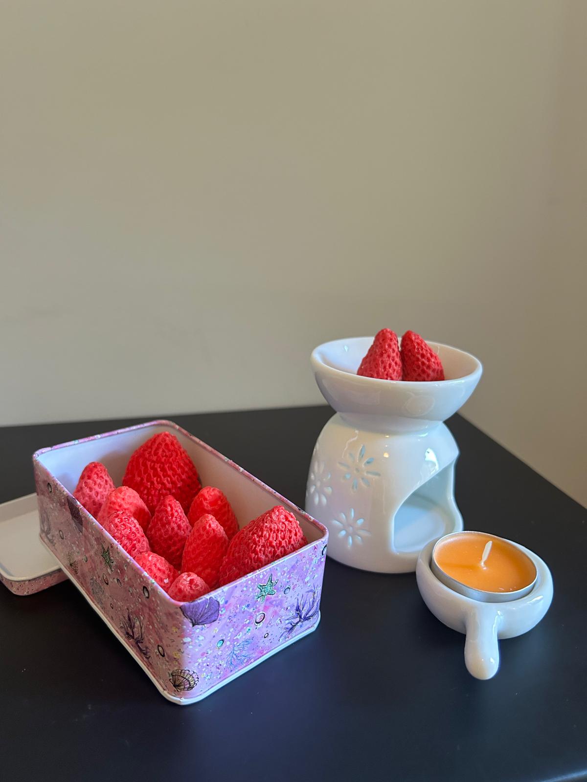π Strawberry Soy Wax Melt Set