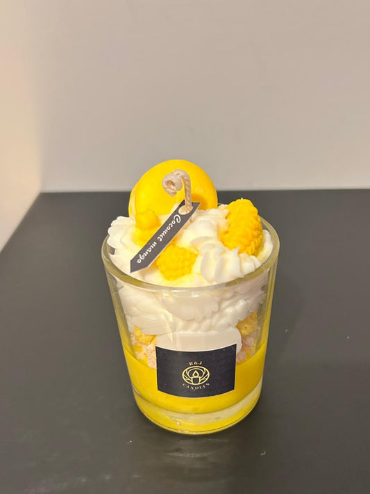 Coconut Mango Dessert Candle
