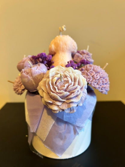 Puppy-Flower bouquet