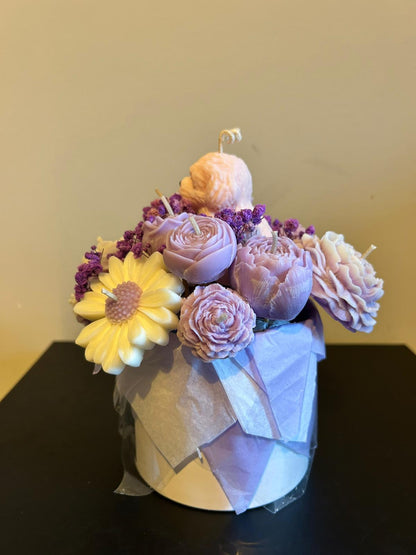 Puppy-Flower bouquet
